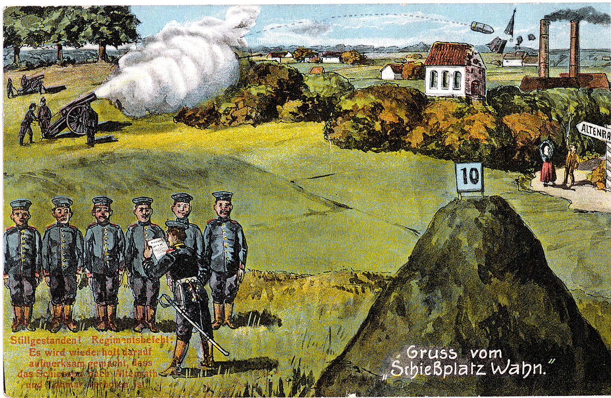 Postkarte Grüße Schießplatz Wahn