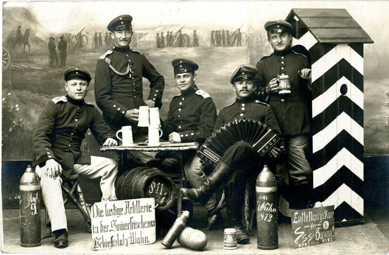 Postkarte: Grüße vom Schießplatz Wahn