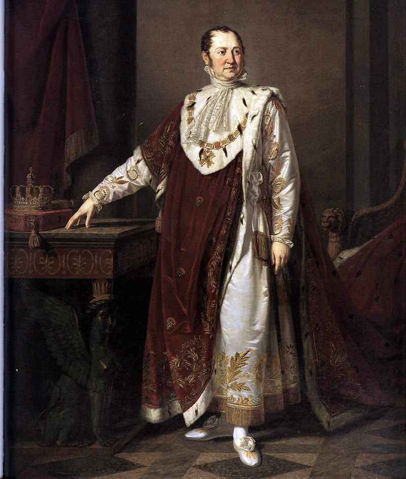  Max I. Joseph, König von Bayern, Portrait 1806 von Moritz Kellerhoven