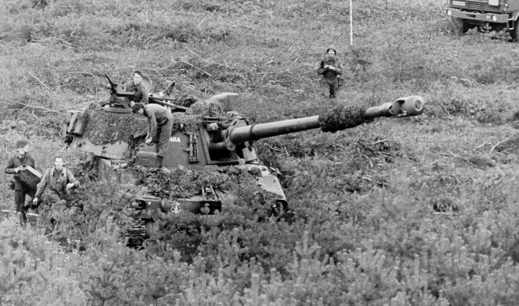Belgische Panzer in der Heide
